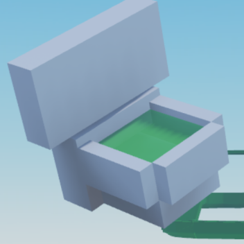 roll into a slimey toilet