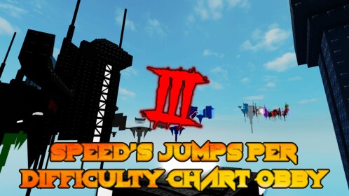 Speed's Jumps Per Difficulty Chart Obby 3
