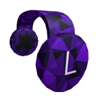 Purple Clockwork Headphones WC