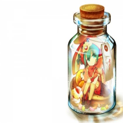 Chibi Miku Hatsune in a Jar Roblox decal