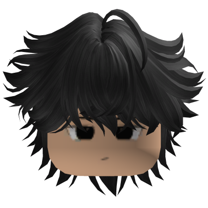 Messy Fluffy Anime Hair 