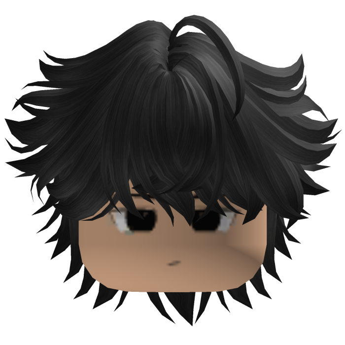 Messy Fluffy Anime Hair 