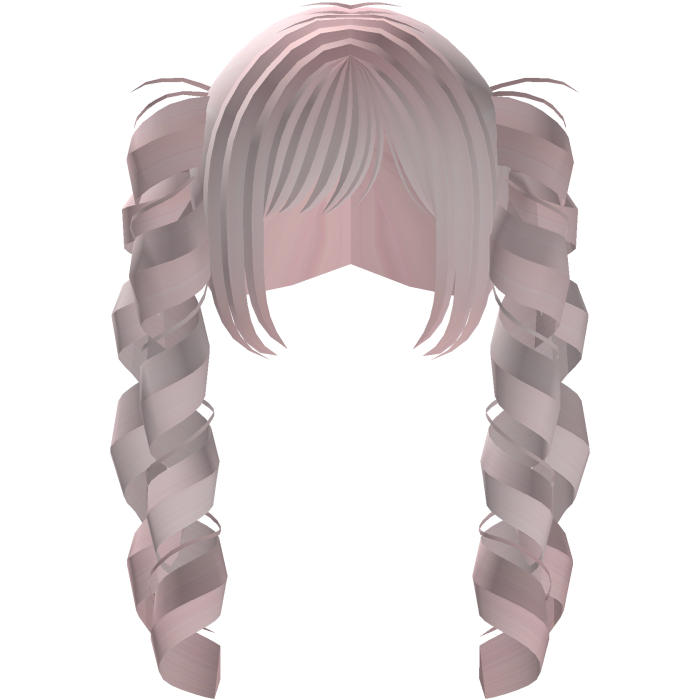 Cute Doll Messy Drill Pigtails in Pink