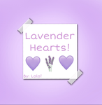 Lavender Hearts <3