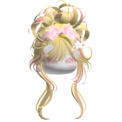 Igari Mori Kei Shoujo Bun (Yellow&Pink) Roblox item