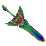 Rainbow Prism Phoenix Blade