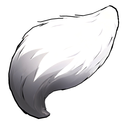 black anime fox tail