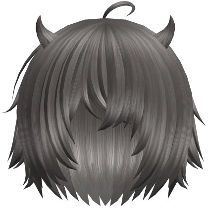 silver vampire prince messy vkei hair Roblox item render