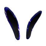 Blue Infernal Bunny Ears