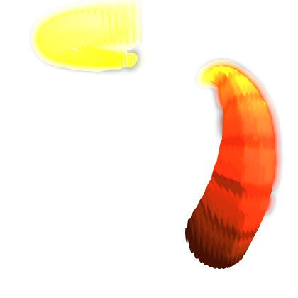 Animated Shifting Halo and Fiery Demon Horns
