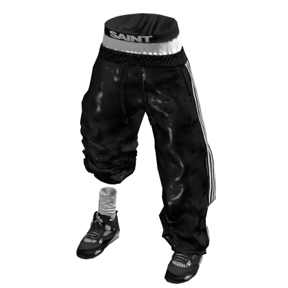 Black Drip Street Joggers thumbnail
