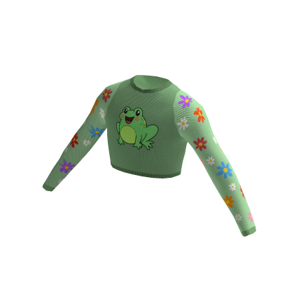 Flower Frog Crop Top thumbnail