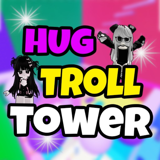[HUGS] TROLL TOWER! 🥰😈 official Roblox game thumbnail