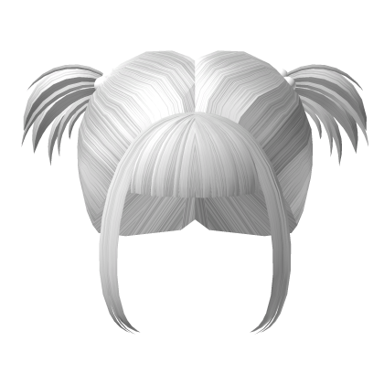 White Cheap Twin Baby Spiky Ponytails Roblox item