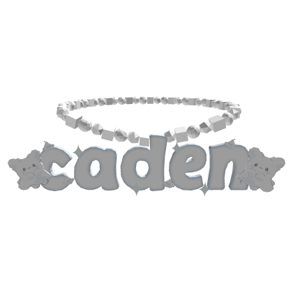 Caden White/Bluey Cutesey Necklace