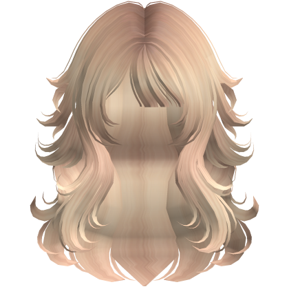 Chibi Anime Fluffy Layered Hair (Blonde) 