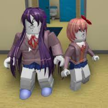 cursed ddlc Roblox decal