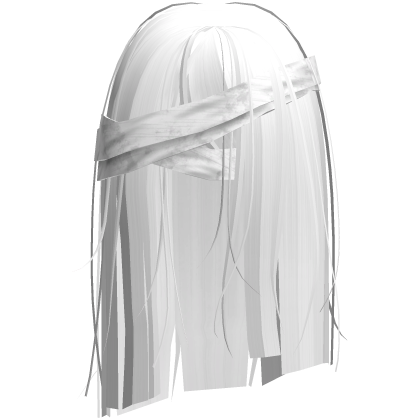 Horror White Short Hair w White Bandages