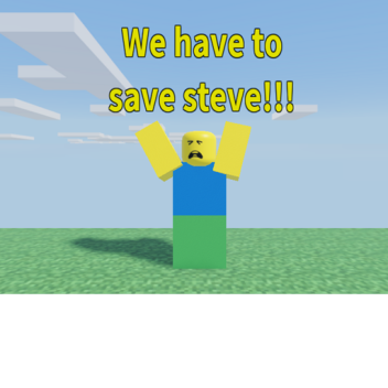 Minecraft cart ride to save steve!