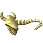 Golden Skeleton Dragon