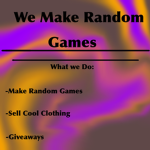We Make Random Games