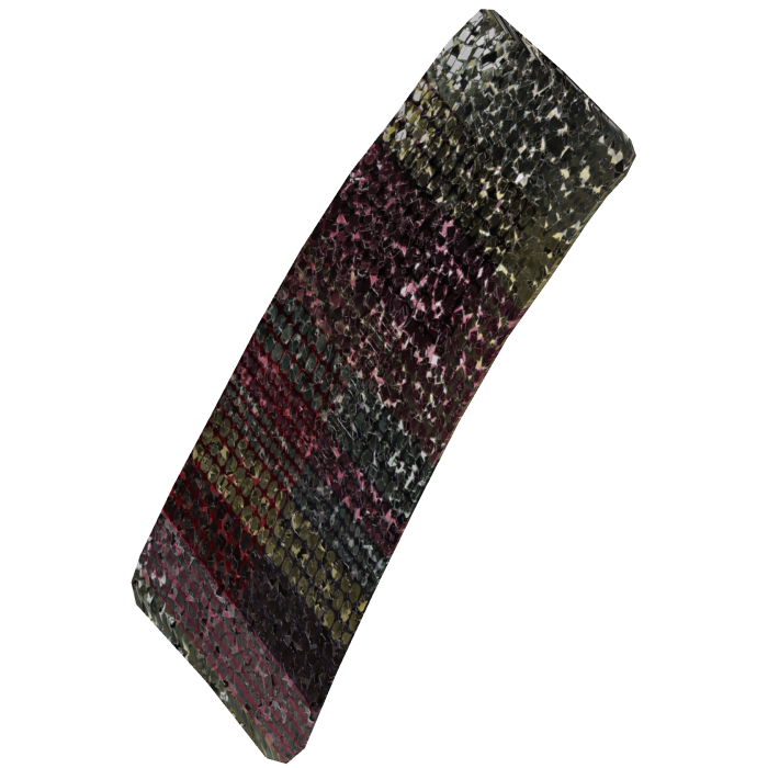 chunky barrette hairclip (multicolour glitter)