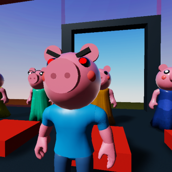 Piggy VS survivor battle grounds 
