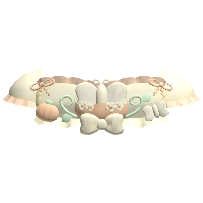 ʚ ︵ yellow halloween pumpkin fairy garden top
