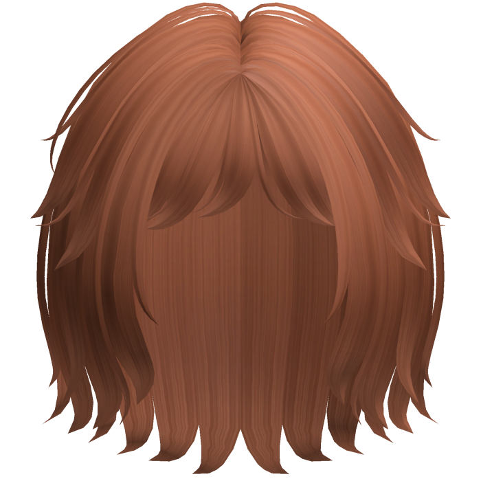 Soft Messy Bob w/ Curtain Bangs (Ginger)