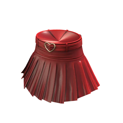 Red skirt roblox outlet