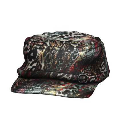 Floral Reptile Buckled Combat Hat Roblox item