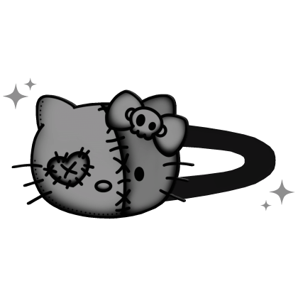 ♡ Cute halloween hello kitty hair clip