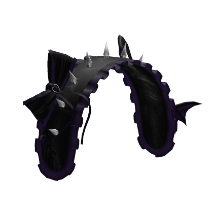^,…,^🎀҂ purple ruffled frill egl headdress