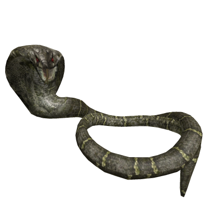 Swamp Viper snake wrapped around neck Roblox item
