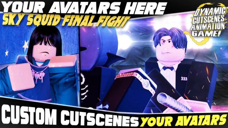 🦑[SKY SQUID!] Dynamic Cutscenes Animation Game⭐