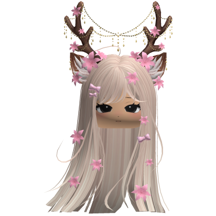 Ethereal Christmas Fairy Fawn Hair w/ Antlers