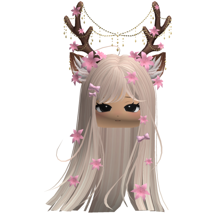 Ethereal Christmas Fairy Fawn Hair w/ Antlers