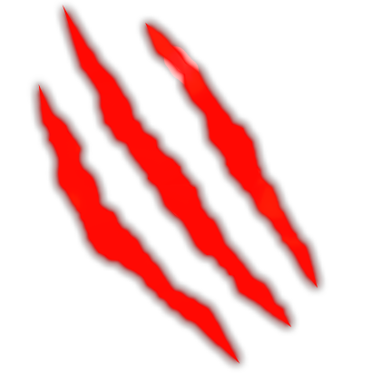 Glowing Claw Scratch [Emissive]