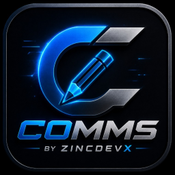 Comms By ZincDevX!