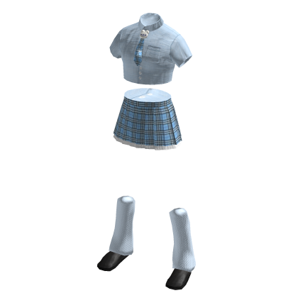 Blue School Uniform - Bear thumbnail