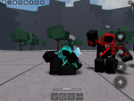 Cyan & red (army)
