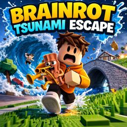 🌊 Brainrot Tsunami Escape