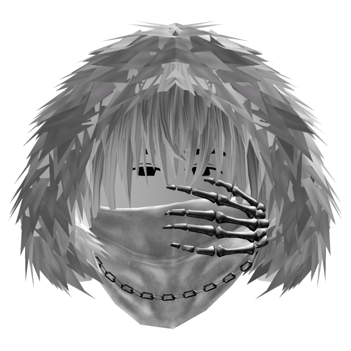 Emo Vkei White Fur Hood