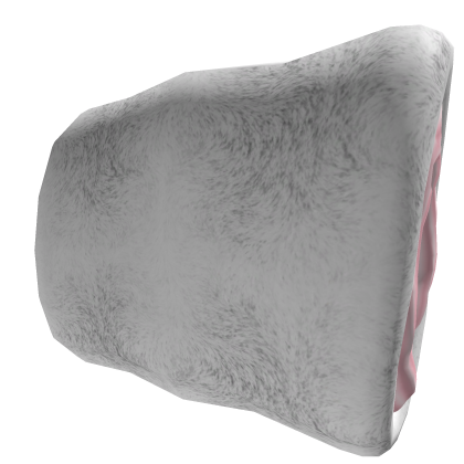 Edwardian Operatic Fur Muff in White and Pink thumbnail