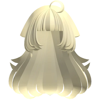 🐾 fluffy long ethereal kitty haircut yellow Roblox item render