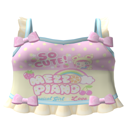 ♡ pastel fruit mezzo piano tweencore tank top  Roblox item