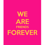 wr are friends