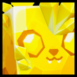 Shiny Golden Huge Crystal Bat Pet Simulator 99 trading value
