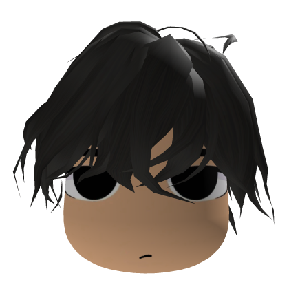 Black Cute Cool Boy Hair Roblox item