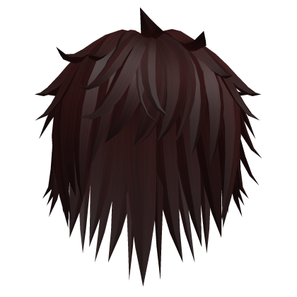 Auburn Red Fluffy Vkei Scene Emo Spiky Hair 31. Roblox item